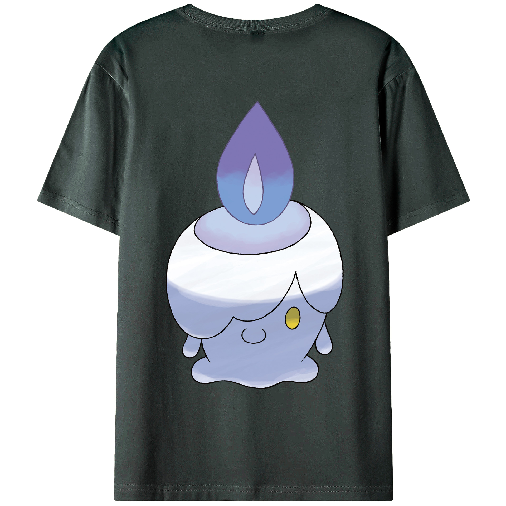 （画像用） ポケットモンスター Pokémon 綿100％ メンズ半袖Tシャツ（バックプリント） 通気性
